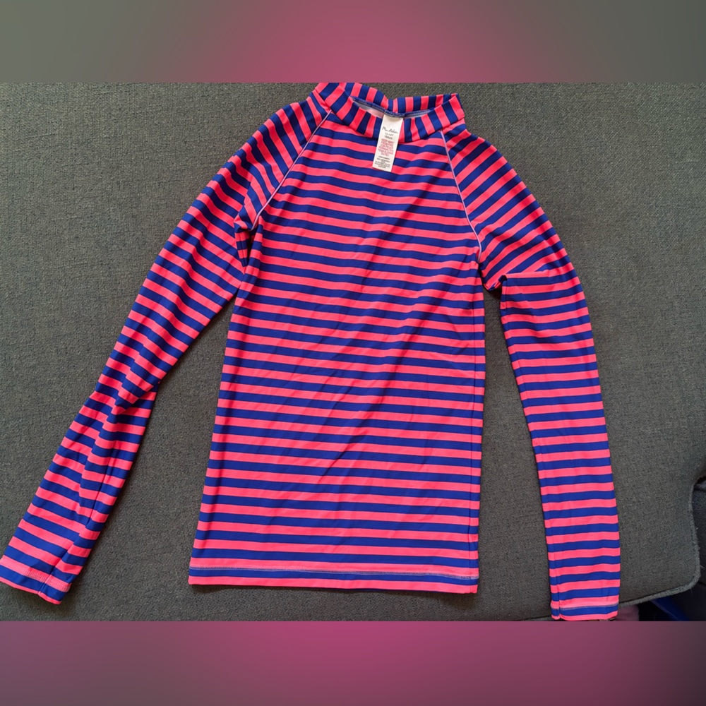 NWOT Mini Boden striped rashguard size 13/14